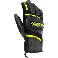 Reusch Outsprint Damen Leder-/Textilhandschuh kurz schw/gelb W-7 Damengelb7 - Motorradbekleidung - Damen Motorradbekleidung