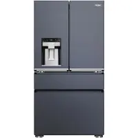 Haier HFW7918EIMB Side-by-Side Kühlkombination Freistehend 601 l E Schwarz