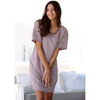 Arizona Sleepshirt in mauve-meliert | Gr.: 36-38