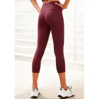 LASCANA Caprileggings mit breitem weichem Bündchen, Loungewear