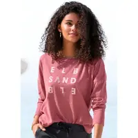 Elbsand Longsleeve in mauve meliert | Gr.: S