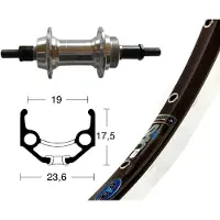 Winora Rigida Zac 19 6-7s Hinterrad