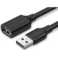 UGREEN US103, 3 m, USB A, USB A, USB 2.0, 0,48 Gbit/s, Schwarz