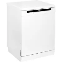 Amica GSP 542 010 W, Freistehend, Standardgröße (60 cm), Weiß, Schwarz, Tasten, LED