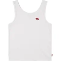 Levi's Ripptanktop KIDS "LVG MEET AND GREET RIBBED TANK", Mädchen, Gr. 4 (104), weiß (hellweiß), Obermaterial: 95% Baumwolle, 5% Elasthan, unifarben, Rundhals, Tops Ripptanktop, for GIRLS