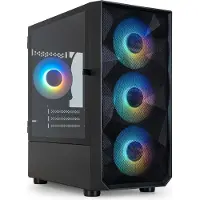 TooQ Tqgcc901-b Seizure Micro Atx Argb Pc-tower-gehäuse