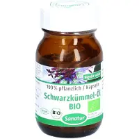 Sanatur Schwarzkümmelöl Bio 100% Pflanzlich Kapseln
