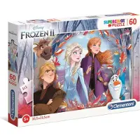 Clementoni 26058 - Frozen 2 - 60 Teile Puzzle - Supercolor