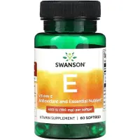 Swanson Health Vitamin E-400 60 St