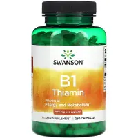 Swanson Health Vitamin B1 (Thiamin) 100 mg 250 St