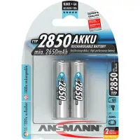 Ansmann Akku 2 x Mignon 2.85 Ah Blister, Wiederaufladbarer Akku, AA, Nickel-Metallhydrid (NiMH), 1,2 V, 2 Stück(e), 2850 mAh