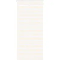 vidaXL Doppelrollo Marmorbeige 95x200 cm Stoffbreite 90,9 cm Polyester