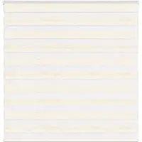 vidaXL Doppelrollo Marmorbeige 145x100cm Stoffbreite 140,9 cm Polyester