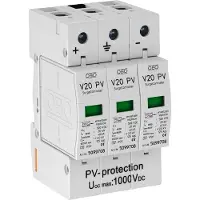 OBO 5094608 SurgeController V20 dreipolig für Photovoltaik 1000V DC V20-C 3-PH-1000