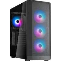 Silverstone FARA 514X, Midi Tower, PC, Schwarz, ATX, micro ATX, Mini-ITX, Kunststoff, Stahl, Gaming