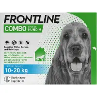 Frontline COMBO Hund & Heim gegen Zecken Flöhe Larven 10-20 kg