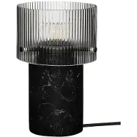 Hubsch Revolve Tisch Lampe Struktur/schwarz | 991510