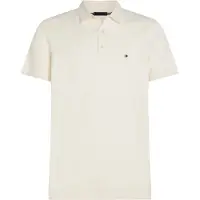 Tommy Hilfiger Herren Poloshirt Kurzarm Essential Baumwolle Knitted Dick, Elfenbein