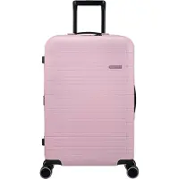 American Tourister Spinner, Karre, Harte Schale, Pink, Medium, 4 Rad/Räder, TSA-Kombinationsschloss