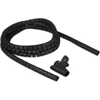 DeLOCK 18835, Schwarz, Polyethylen, 1,5 cm