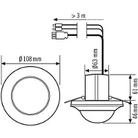 ESYLUX PD-C 360I/24 DUO DALI Deckenpräsenzmelder - EP10427374