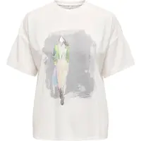 ONLY T-Shirt Melina 15342876 Weiß Regular Fit 152