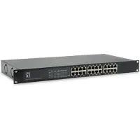 Level One GEP-2421W630, Unmanaged, Gigabit Ethernet (10/100/1000), Vollduplex, Power over Ethernet (PoE), Rack-Einbau