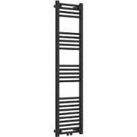 Neu.haus Handtuchheizkörper ’Voss’ mit 24 Stangen Stahl 140 x 40 cm Schwarz