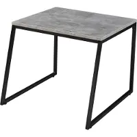 En.casa Satztisch 'Hyllestad' 2er Set Schwarz/Betonoptik