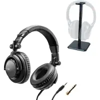 Hercules HDP DJ45 DJ Kopfhörer mit Tisch-Stativ