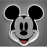 YellowPop Disney Mickey Printed Face