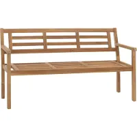 Mendler Gartenbank MCW-N47, Sitzbank Parkbank Holzbank, Massiv-Holz Akazie MVG- ohne Kissen