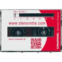 Grundig Steno-Kassetten 30, 5 Stück