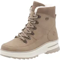 Remonte Damen Stiefelette warm gefüttert mit Wolle und Rauhleder D2B74, Größe:41 EU, Farbe:Braun