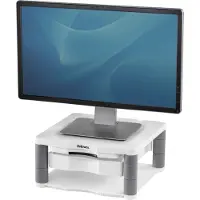 Fellowes Premium Monitor-Ständer Plus, höhenverstellbar, grau/anthrazit