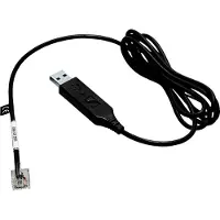 Sennheiser CEHS-CI 02, 1,5 m, RJ45, USB2.0, Männlich/Männlich, Schwarz, 37 g