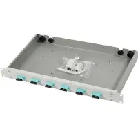 Telegärtner Karl Gärtner Spleissbox mit Kupplungen 6xLCD Keram blau1HE TNSB-Be