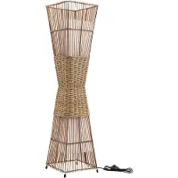 LINDBY Stehleuchte Jacinto, Bambus, Hanf, Höhe 130 cm