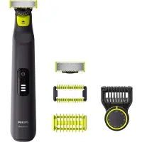 Philips OneBlade Pro 360 QP6541/16 Face + Body, Waschbar, Akku, Schwarz