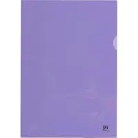 Pierre by Elba Sichthülle Premium, DIN A4, PVC, glasklar, violett, 25e dokumentenecht, transparent, aus vollfarbige