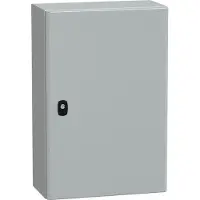 Schneider Electric NSYS3D6420P PanelSeT S3D Volltür mit Montageplatte H600xB400xT200.IP66 IK10 RAL7035.