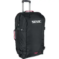 Seac Sub Equipage 1000 140l Ausrüstungstasche Schwarz Schwarz One Size