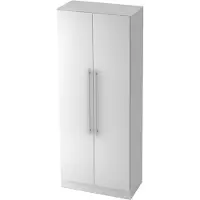 Hjh OFFICE PRO SIGNA G 7100 RE - Weiß 5 OH Schrank Relinggriff Kunststoff