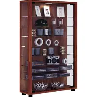 Hioshop Sammel Stand Vitrine Holz Glas Lumo Mini
