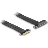 DeLOCK Riser Karte PCI Express x4 Stecker zu x4 Slot 90° gewinkelt mit Kabel 30 cm, 0,3 m, PCI-E x4, PCI-E x4, Männlich, Weiblich, Gerade