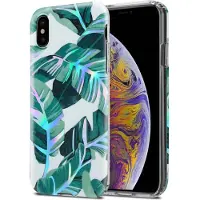 Cadorabo IMD TPU Bunte Blumen & Blätter Cover