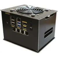 Odroid Gehäuse Typ 7 für -H3 mit Platz für 2x 2,5 Zoll Festplatten, passiv kühlbar