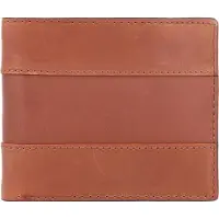 Fossil Geldbörse Everett Large Coin Pocket Bifold Medium Brown braun