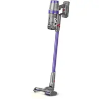 TurboTronic Akku-Staubsauger - CF7 - kabelloser 2in1 Stab- & Handstaubsauger, 120 W, Zyklon-Technologie, Schwammfilter, als Boden- und Handsauger Silver-Purple