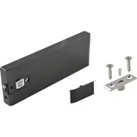 Italiana Ferramenta Bremsklappenhalter Link mit Stahlseil - Gunmetal schwarz , U262 , Variante U262